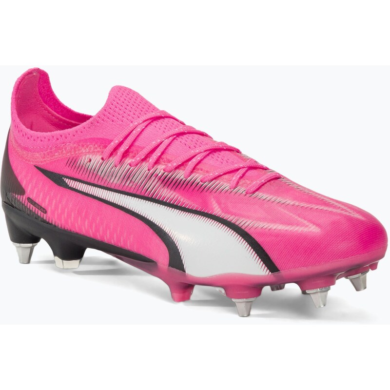Kopačky PUMA Ultra Ultimate MxSG jedovatě růžová/puma bílá/puma