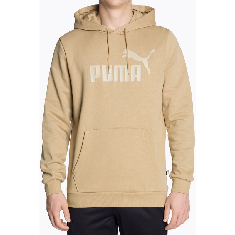 Pánská mikina PUMA Essentials Big Logo Hoodie FL prairie tan