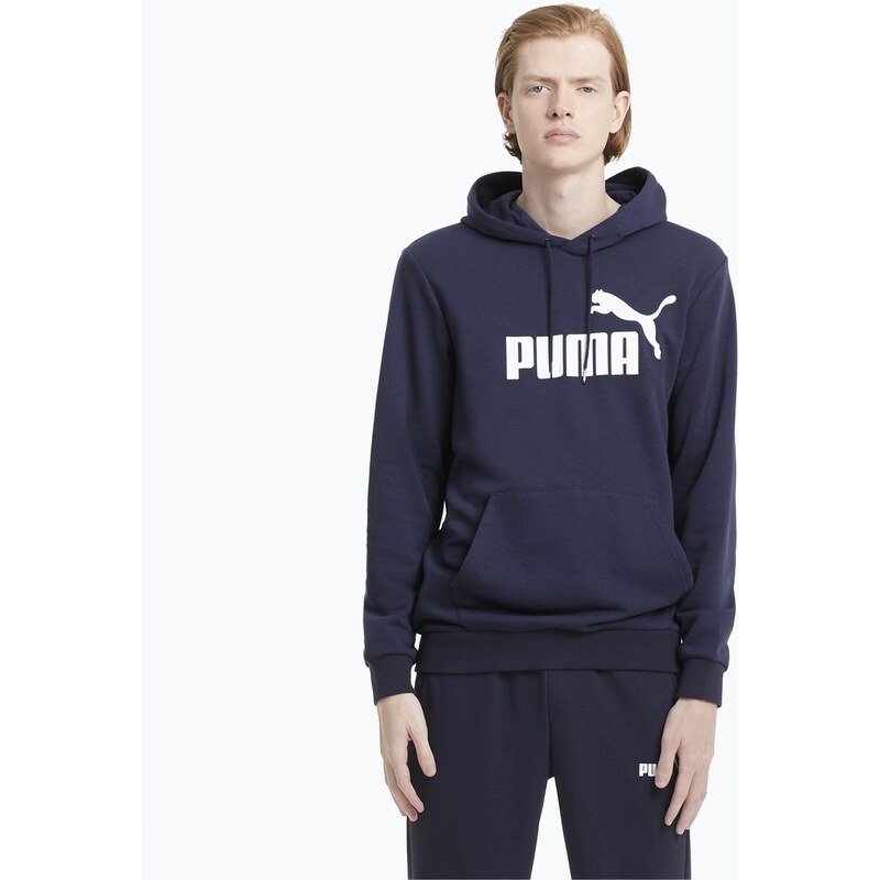 Pánská mikina PUMA Essentials Big Logo Hoodie TR peacoat