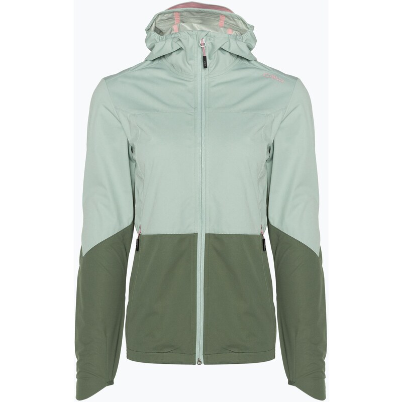 Dámská softshellová bunda CMP Fix Hood jade