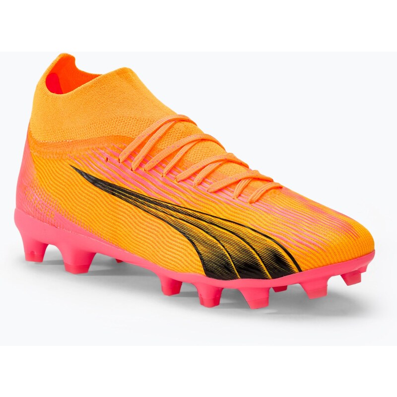 Dětské kopačky PUMA Ultra Pro FG/AG Jr sunset glow/puma black