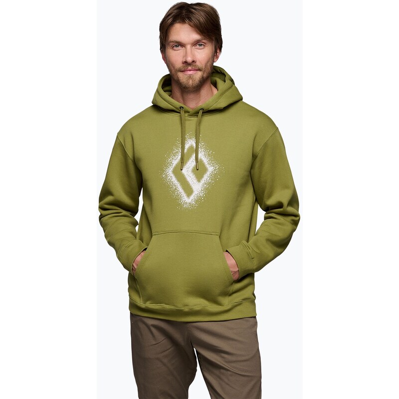 Pánská mikina Black Diamond Chalked Up 2.0 Po Hoody camp green