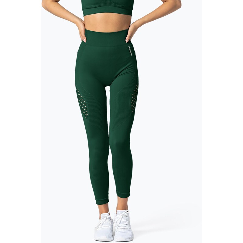 Dámské bezešvé legíny Carpatree Phase Seamless zelené CP-PSL-BG