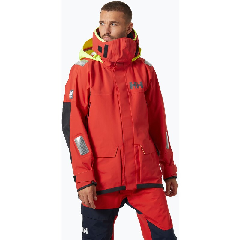 Pánská jachtařská bunda Helly Hansen Skagen Pro alert red