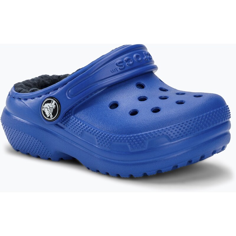 Dětské nazouváky Crocs Classic Lined blue bolt