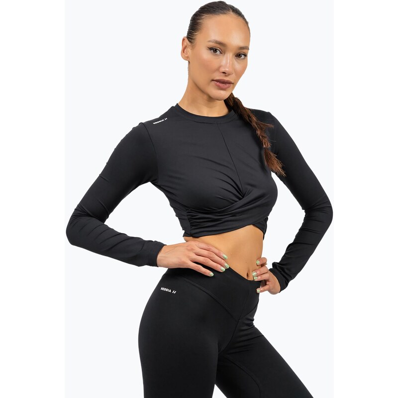 Dámský top tričko NEBBIA Elevated black
