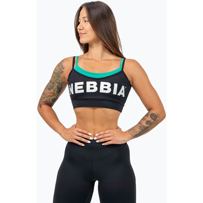 Fitness podprsenka NEBBIA Flex black