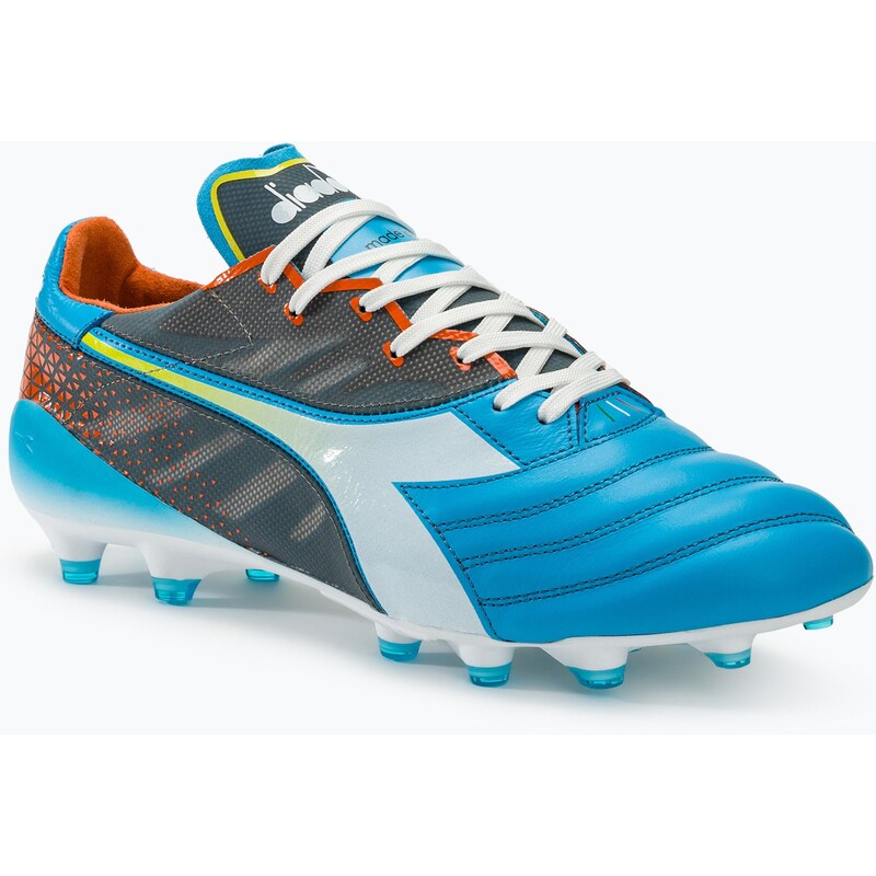 Pánské kopačky Diadora Brasil Elite Veloce GR ITA LPX blue fluo