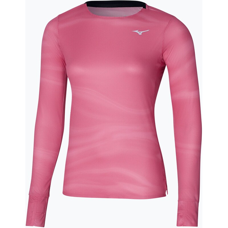 Dámské běžecké tričko longsleeve Mizuno Premium Aero Tee sangria