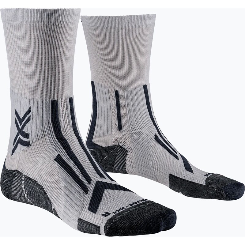 Pánské běžecké ponožky X-Socks Trailrun Perform Crew pearl grey