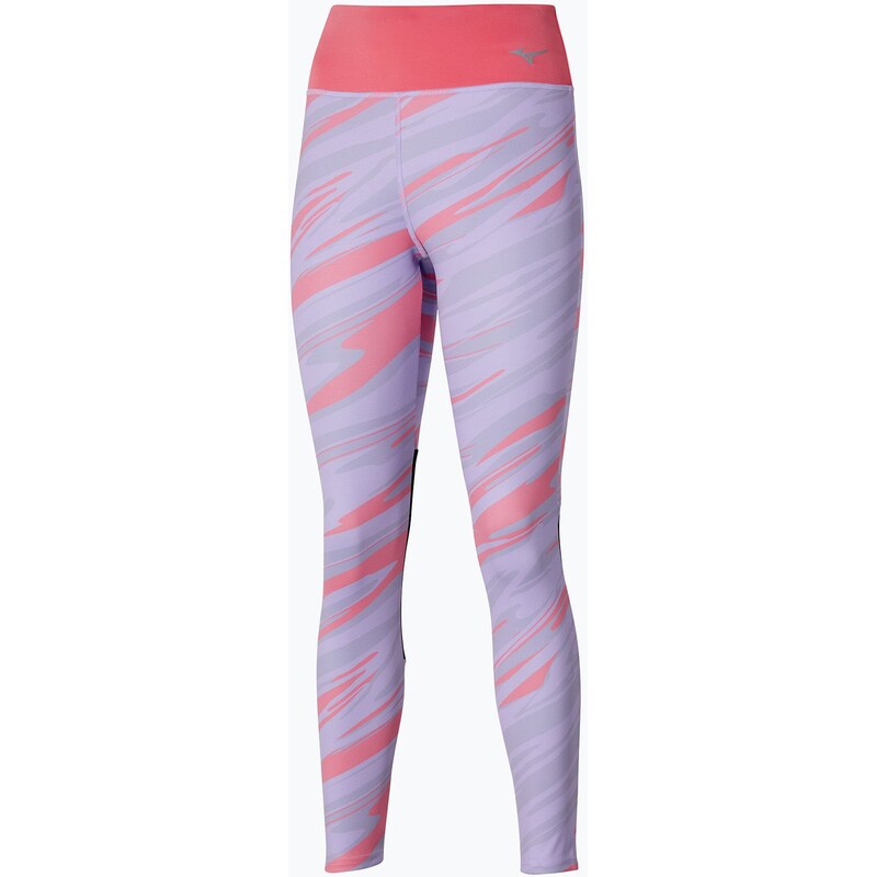 Dámské běžecké legíny Mizuno 7/8 Printed pastel lilac
