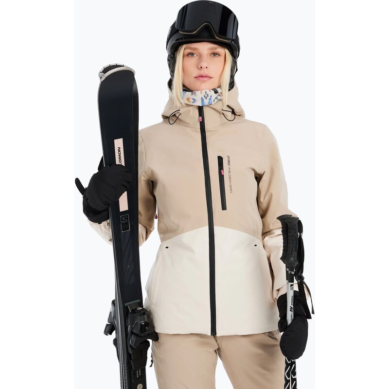 Dámská snowboardová bunda Protest Prtdisk bamboobeige