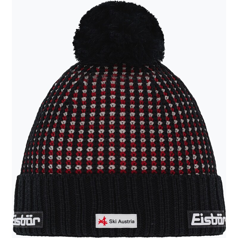 Zimní čepice Eisbar Flow Os Pompon Rl Ska black/sandstone