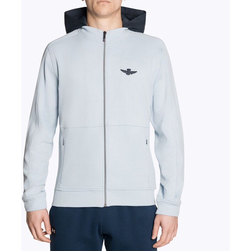 Pánská mikina Aeronautica Militare Urban glacier blue