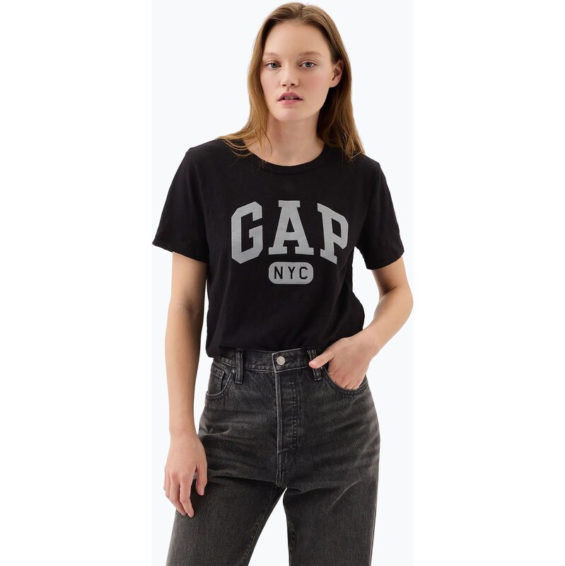 Dámské tričko GAP Logo Slub Tee black