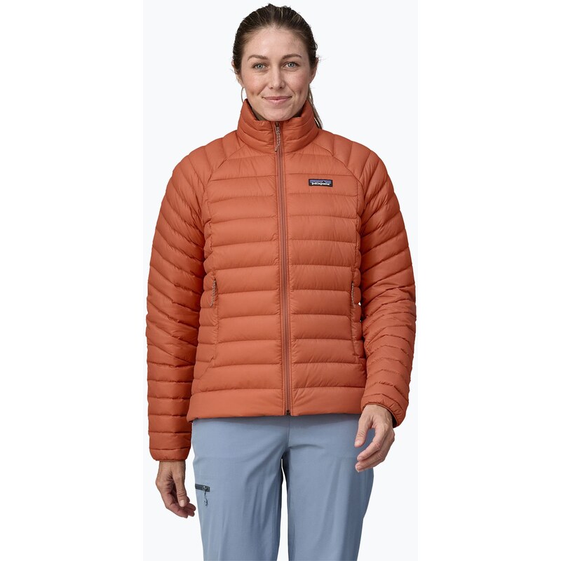 Dámská péřová bunda Patagonia Down Sweater jacket sienna clay
