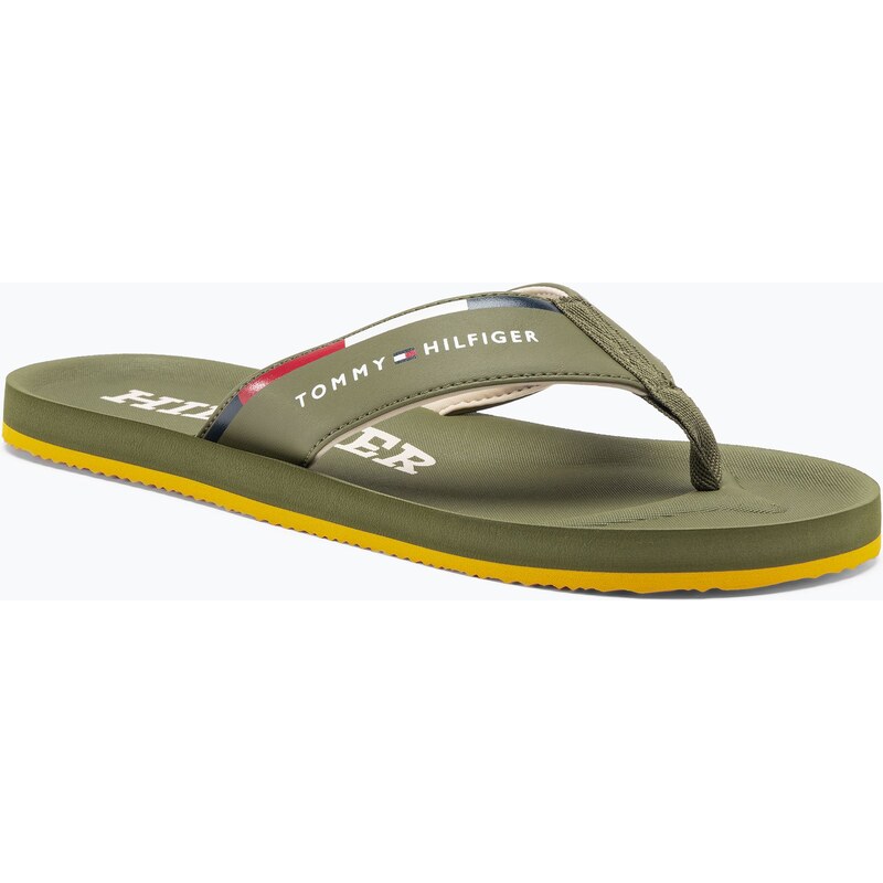 Pánské žabky Tommy Hilfiger Comfort Beach Sandal military green