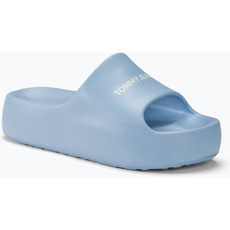 Tommy Jeans dámské žabky Chunky Flatform Slide westside blue