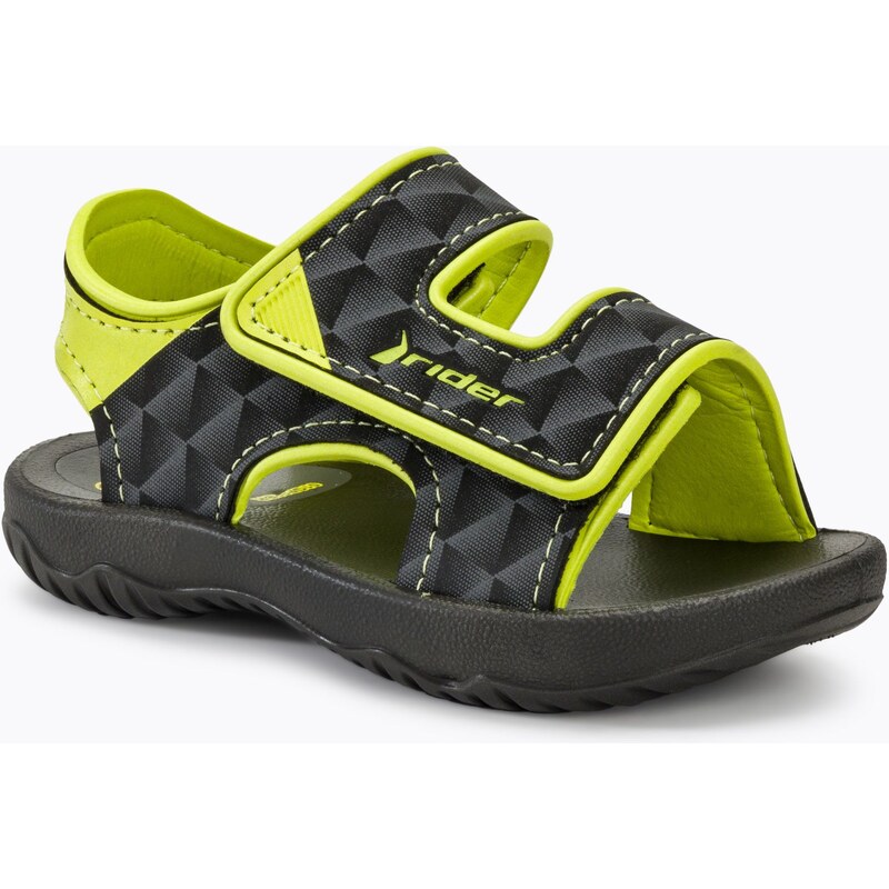 RIDER Basic Sandal V Baby černé/neonově žluté sandály