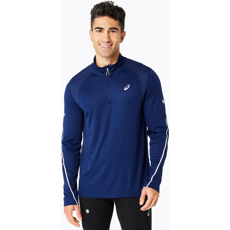 Pánské běžecké tričko longsleeve ASICS Road Lite-Show 1/2 Zip