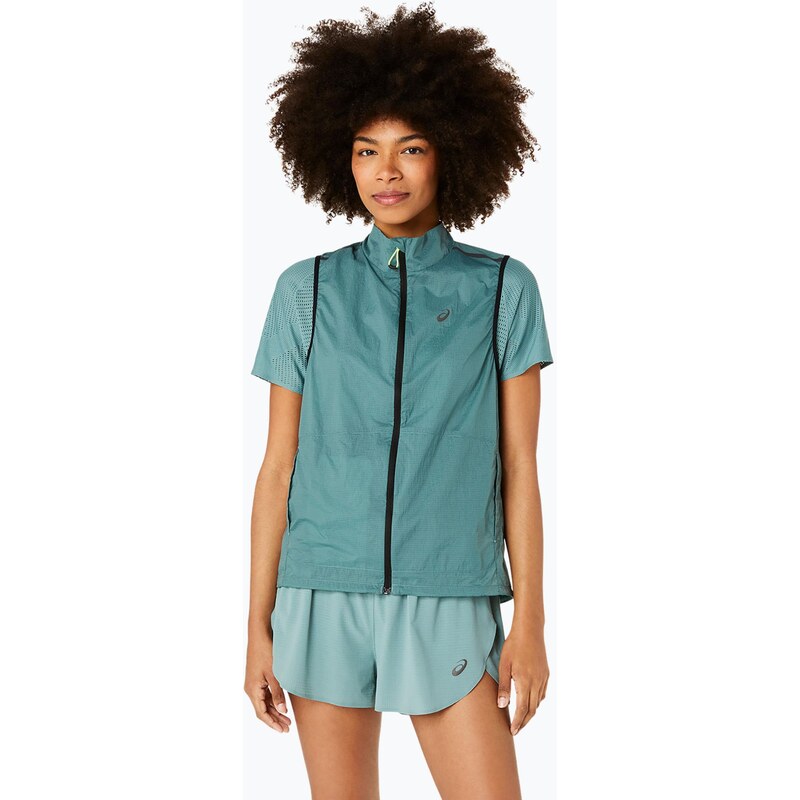 Dámská běžecká vesta ASICS Metarun Packable Gilet celadon
