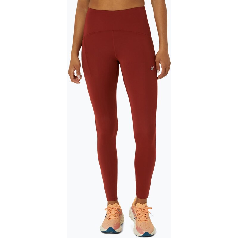 Dámské běžecké legíny ASICS Road High Waist deep red