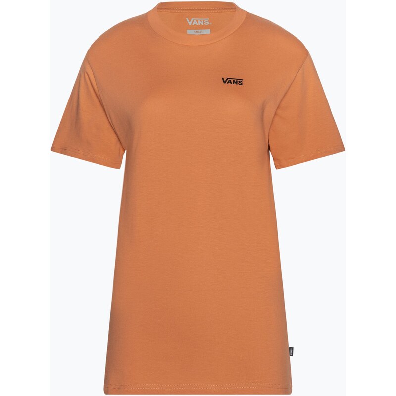 Dámské tričko Vans s logem na levé straně hrudi carnelian