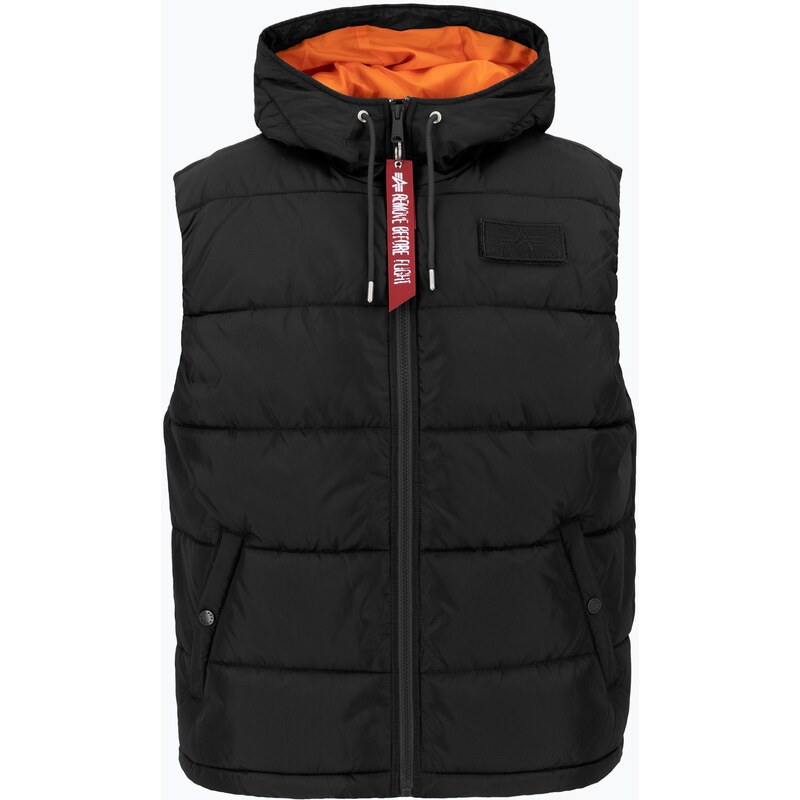 Pánská vesta Alpha Industries Hooded Puffer FD black