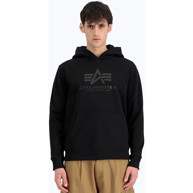 Pánská mikina Alpha Industries Basic Carbon Hoody black