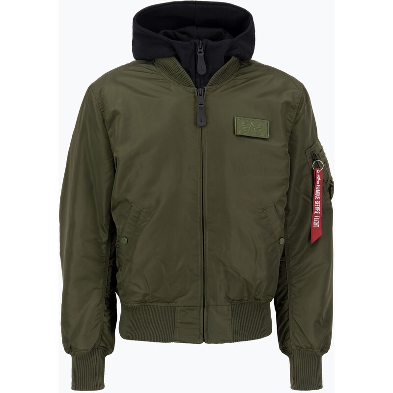 Pánská bunda Alpha Industries MA-1 D-Tec dark green / black