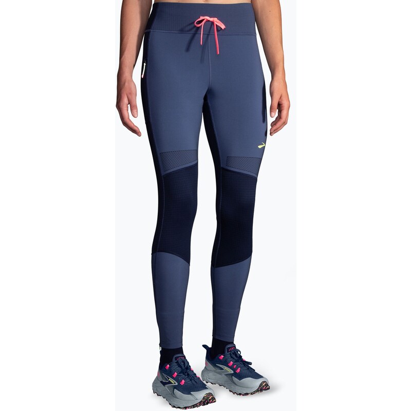 Dámské běžecké legíny Brooks High Point ocean/navy