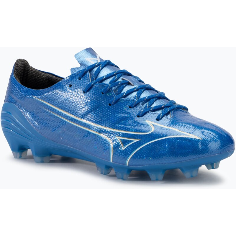 Pánské kopačky Mizuno α Pro FG white/laser blue/gold