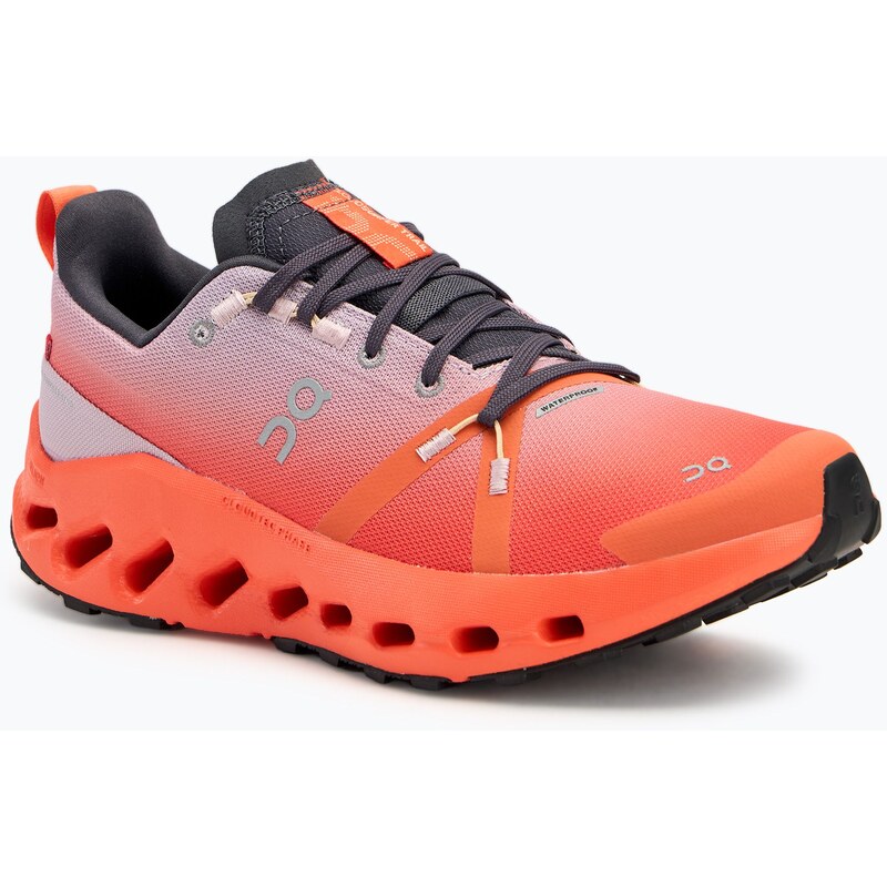 Dámské běžecké boty On Cloudsurfer Trail Waterproof mauve/flame