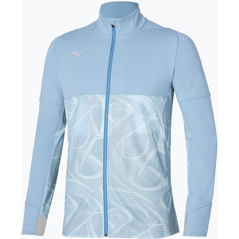Pánská bunda Mizuno Paris Athlete Hybrid Warm Up glacier lake