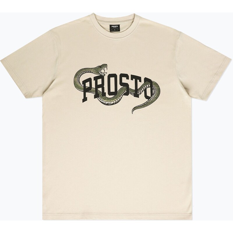 Pánské tričko PROSTO Snake beige