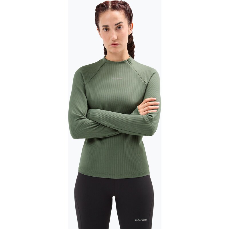 Dámské běžecké tričko longsleeve NNormal Trail green