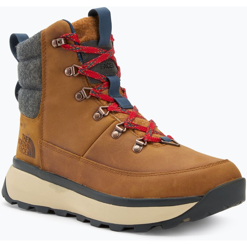 Pánské sněhule The North Face Bergen Leather WP timber tan/red