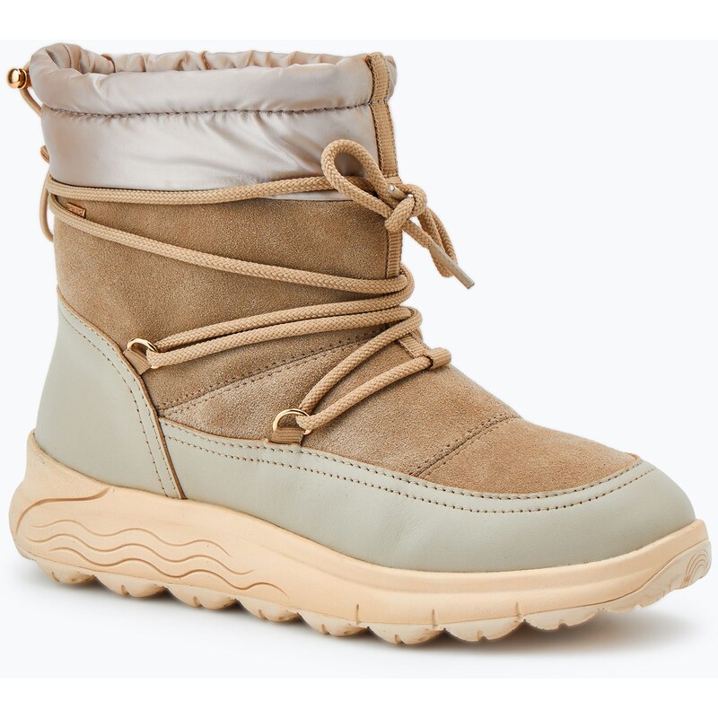 Dámské sněhule Geox Spherica 4x4 ABX light taupe