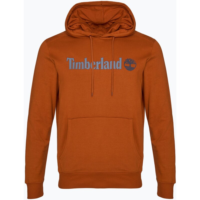 Pánská mikina Timberland Linear Logo Hoodie umber