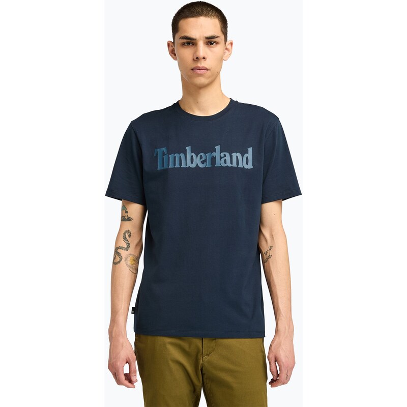 Pánské tričko Timberland Tfo Wordmark Logo dark sapphire/dark