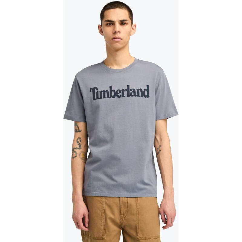 Pánské tričko Timberland Tfo Wordmark Logo folkstone grey