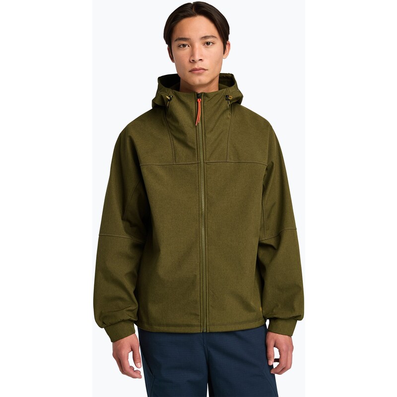 Pánská softshellová bunda Timberland Softshell Hooded dark olive