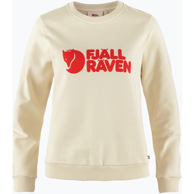 Dámská mikina Fjällräven Logo Sweater chalk white/flame orange