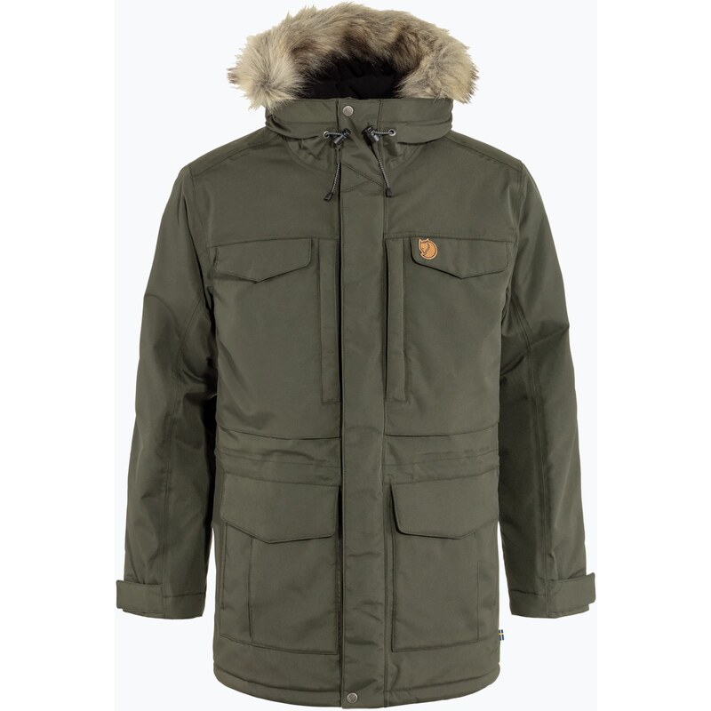 Pánská zimní bunda Fjällräven Nuuk Parka deep forest