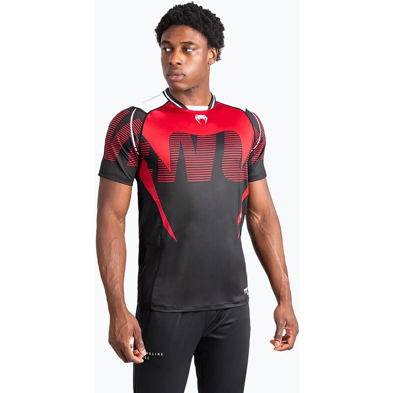 Venum Adrenaline Dry-tech pánské tričko černá/červená