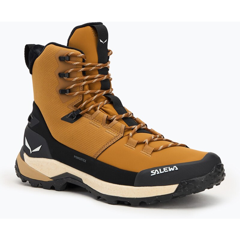 Pánské trekové boty Salewa Puez Winter Mid Ptx golden brown /