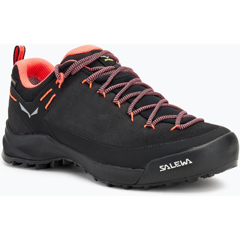 Dámské turistické boty Salewa Wildfire Leather GTX black/fluo