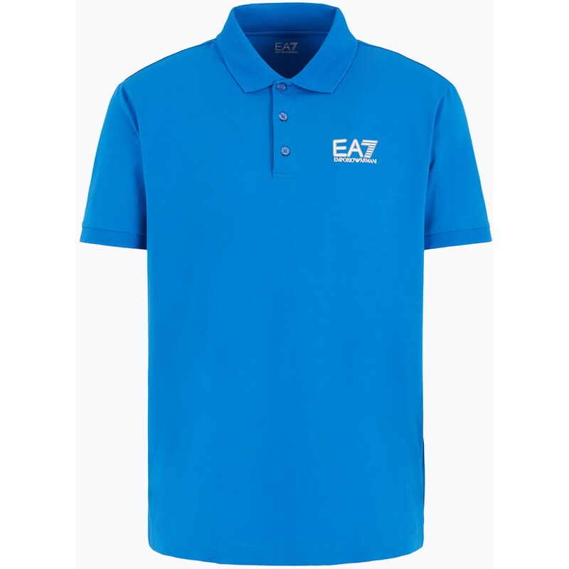 Pánské tričko EA7 Emporio Armani Train Visibility Polo lapis