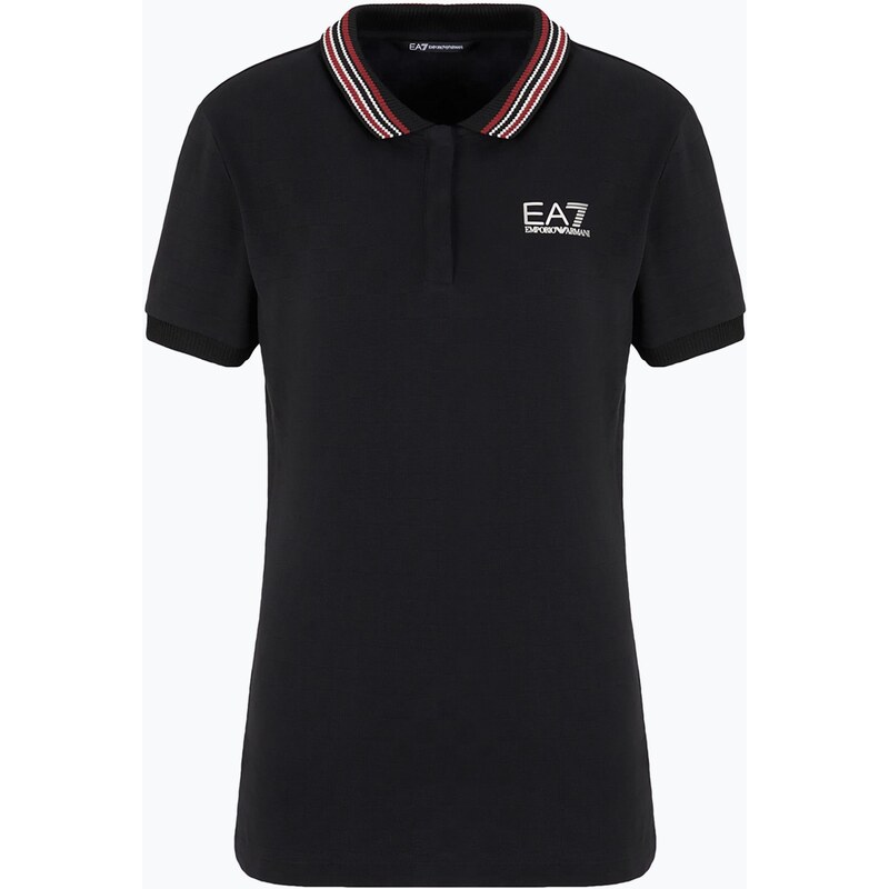 Dámské tričko EA7 Emporio Armani Golf Pro Polo Damier black