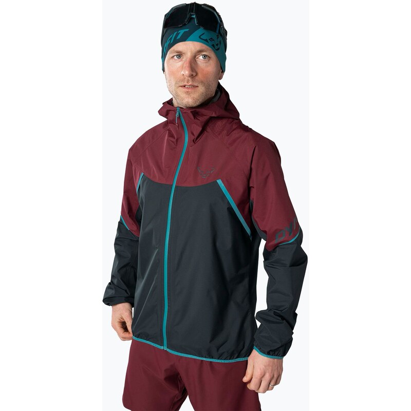 Pánská běžecká bunda DYNAFIT Alpine GTX burgundy
